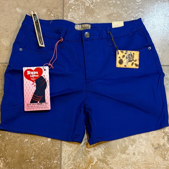 Hybrid & company Pants - Hybrid & Company Vibrant Blue Shorts